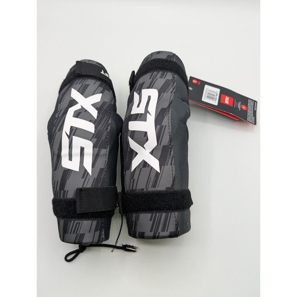 Stx Stallion 75 Lacrosse Arm Pads Size Medium Black/Gray/White New